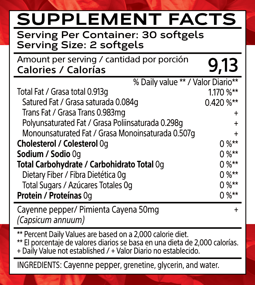 Cayenne Pepper 500mg