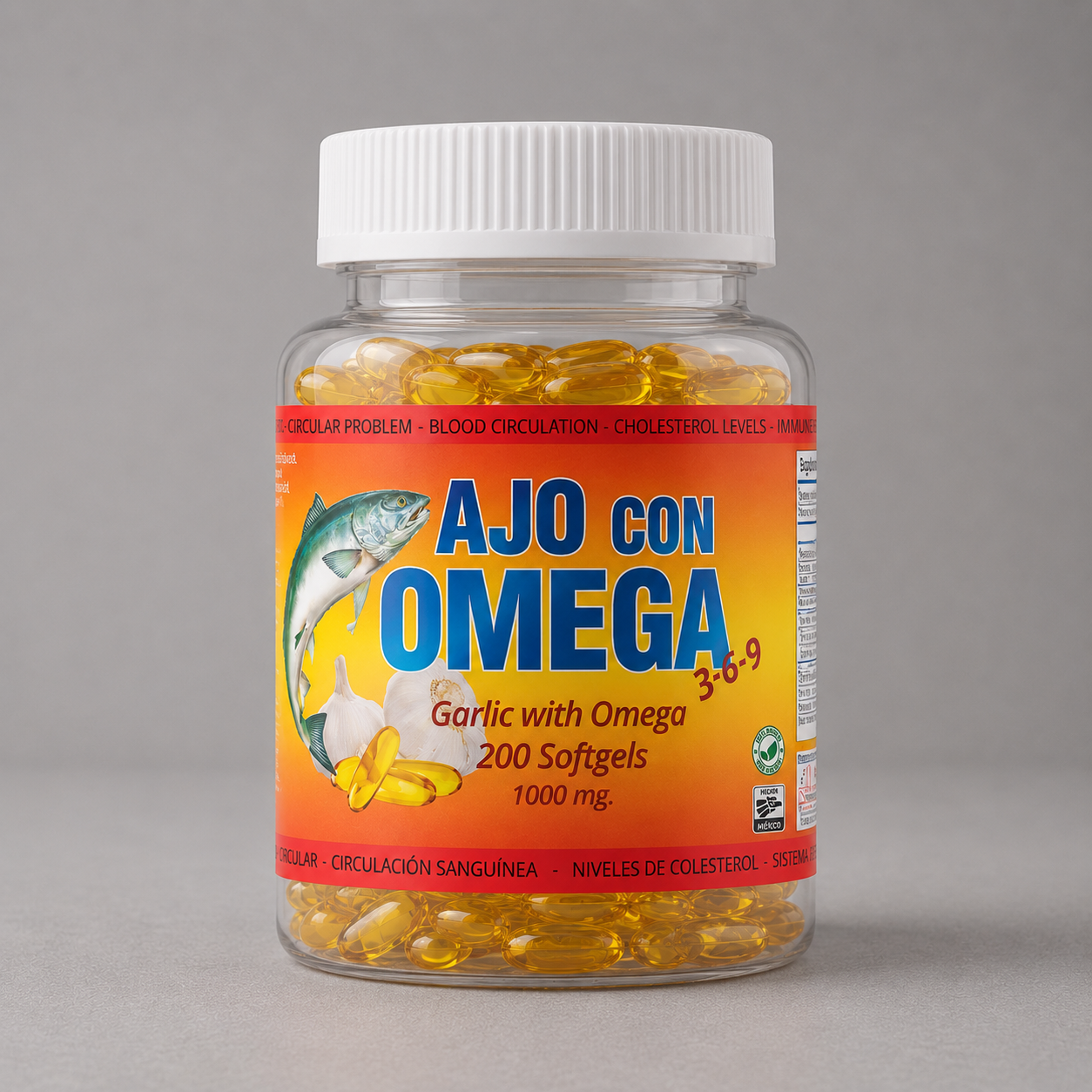 Ajo con Omega 3-6-9