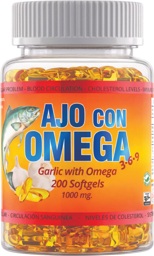 Ajo con Omega 3-6-9
