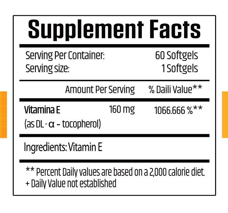 Vitamina E 500 mg
