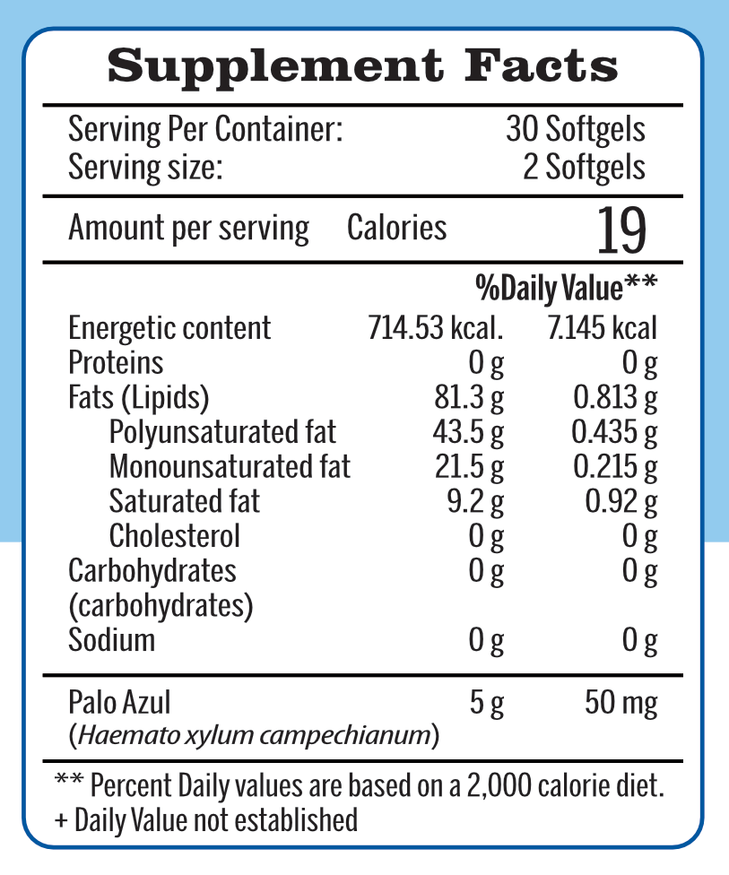 Palo Azul 60 Softgels 500mg