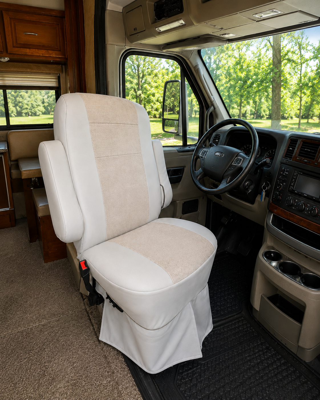 Super C Tiffin RV Seat Covers