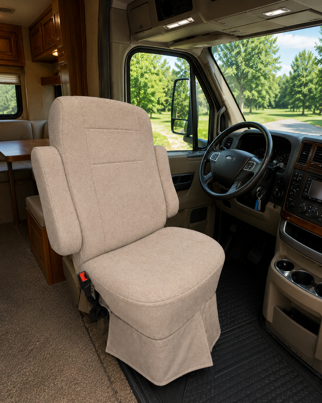 Super C Entegra RV Seat Covers