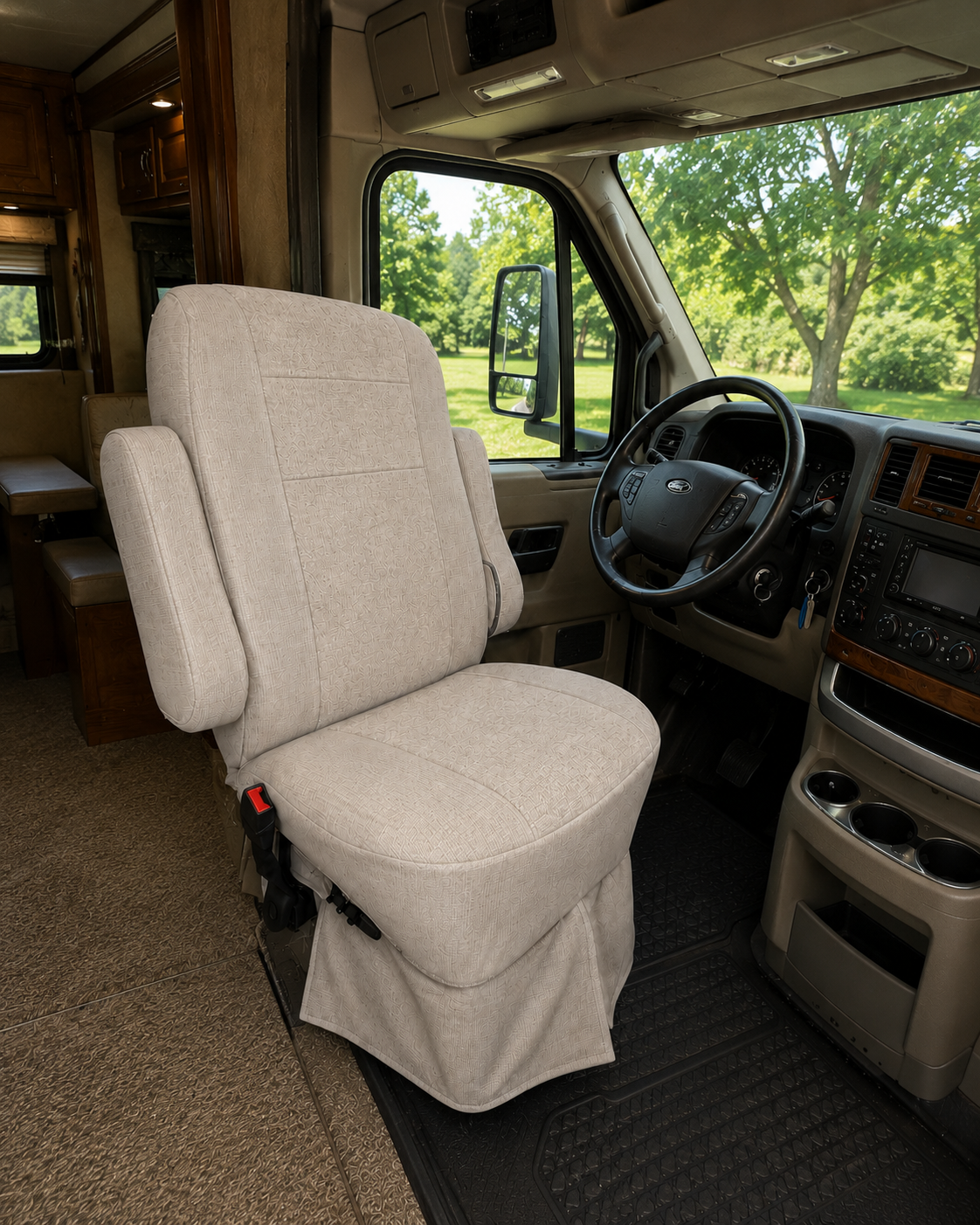 Super C Forest River RV Seat Covers