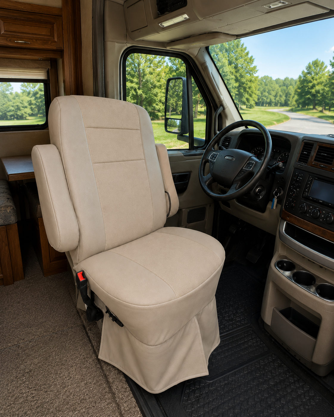 Super C Tiffin RV Seat Covers