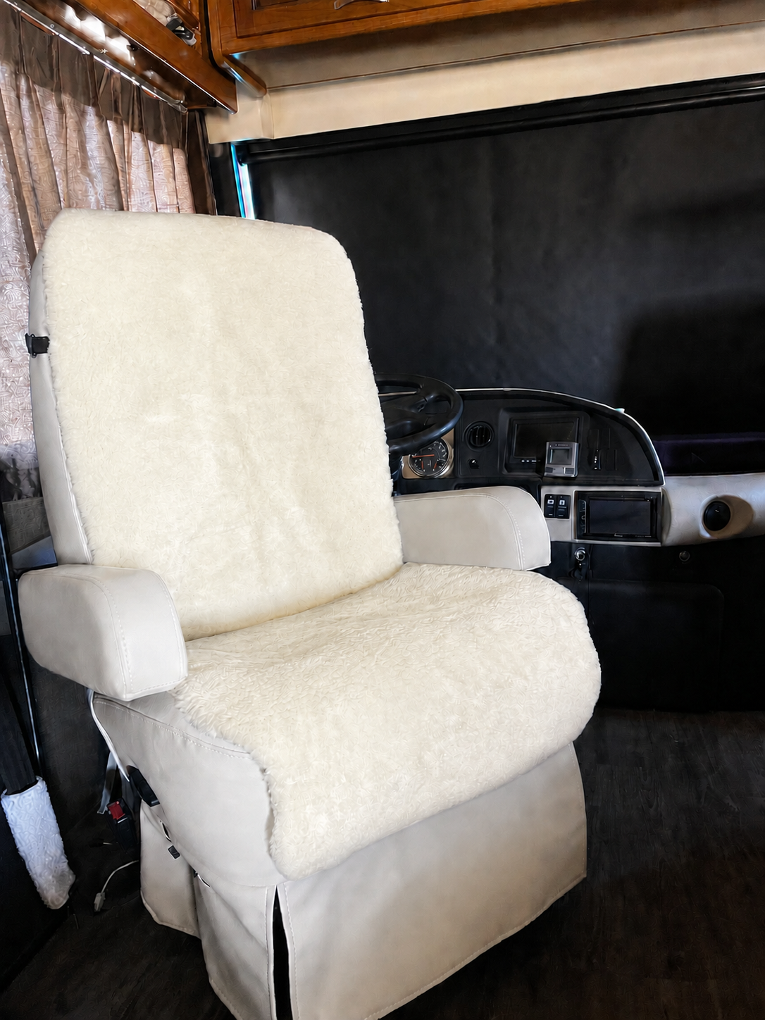 Class A Jayco RV Sheepskin Seat Covers