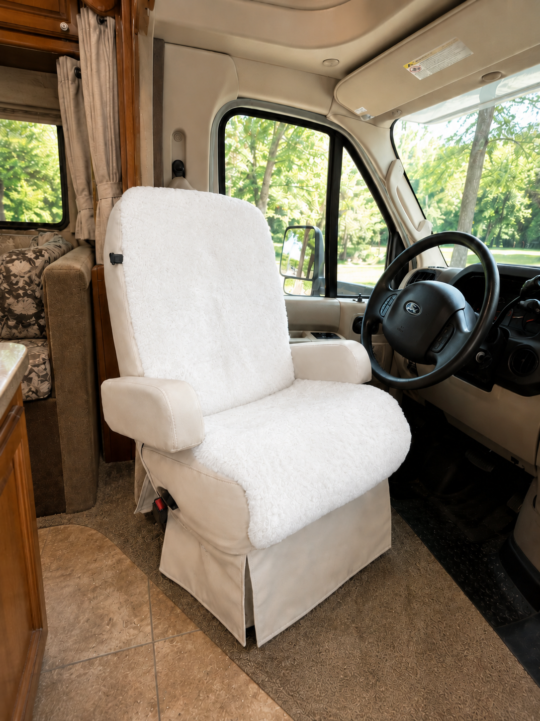 Class C Coachmen RV Sheepskin Seat Covers