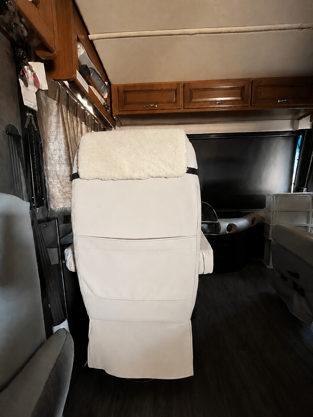 Class A Entegra RV Sheepskin Seat Covers