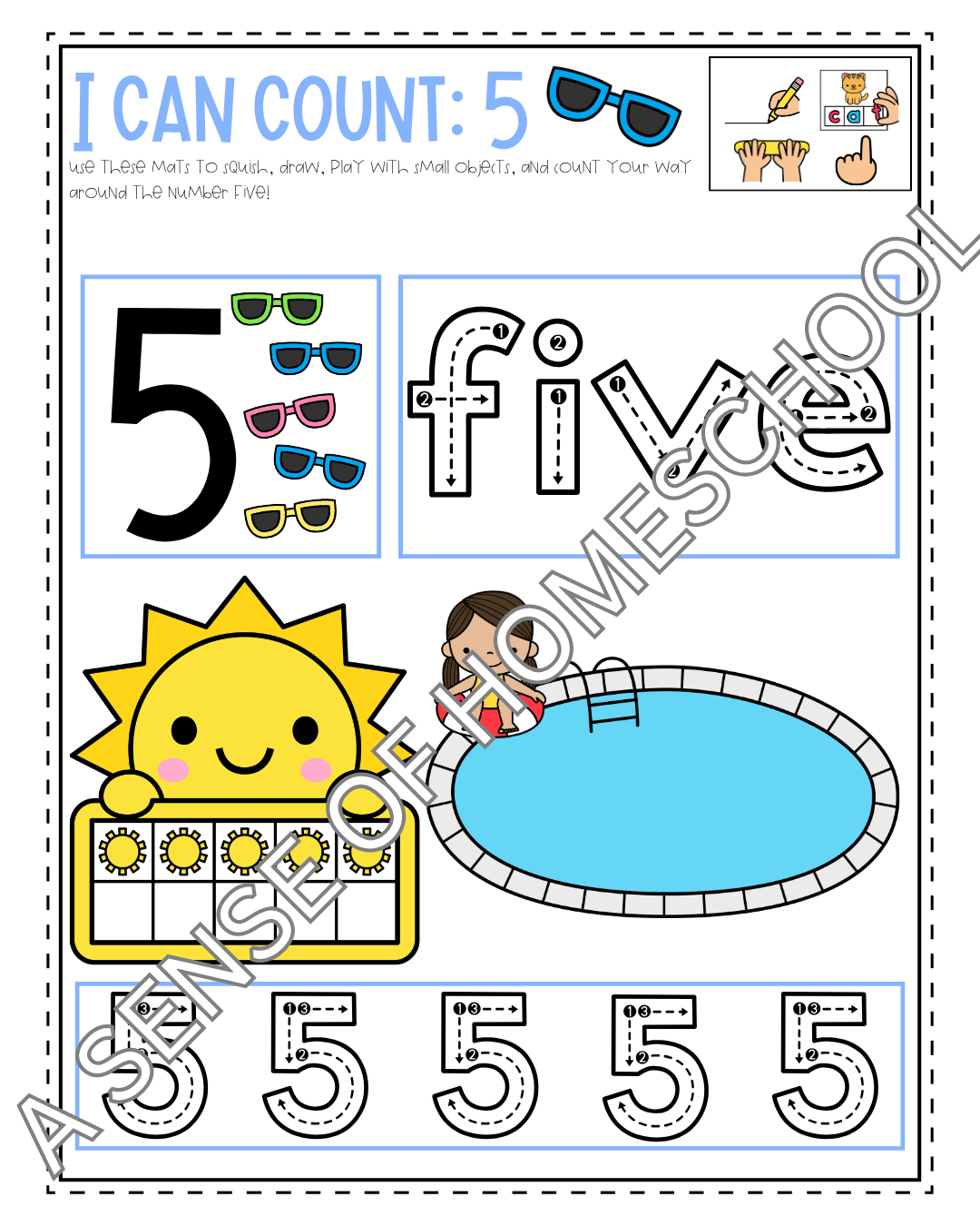 Summer Splash Smash Mat