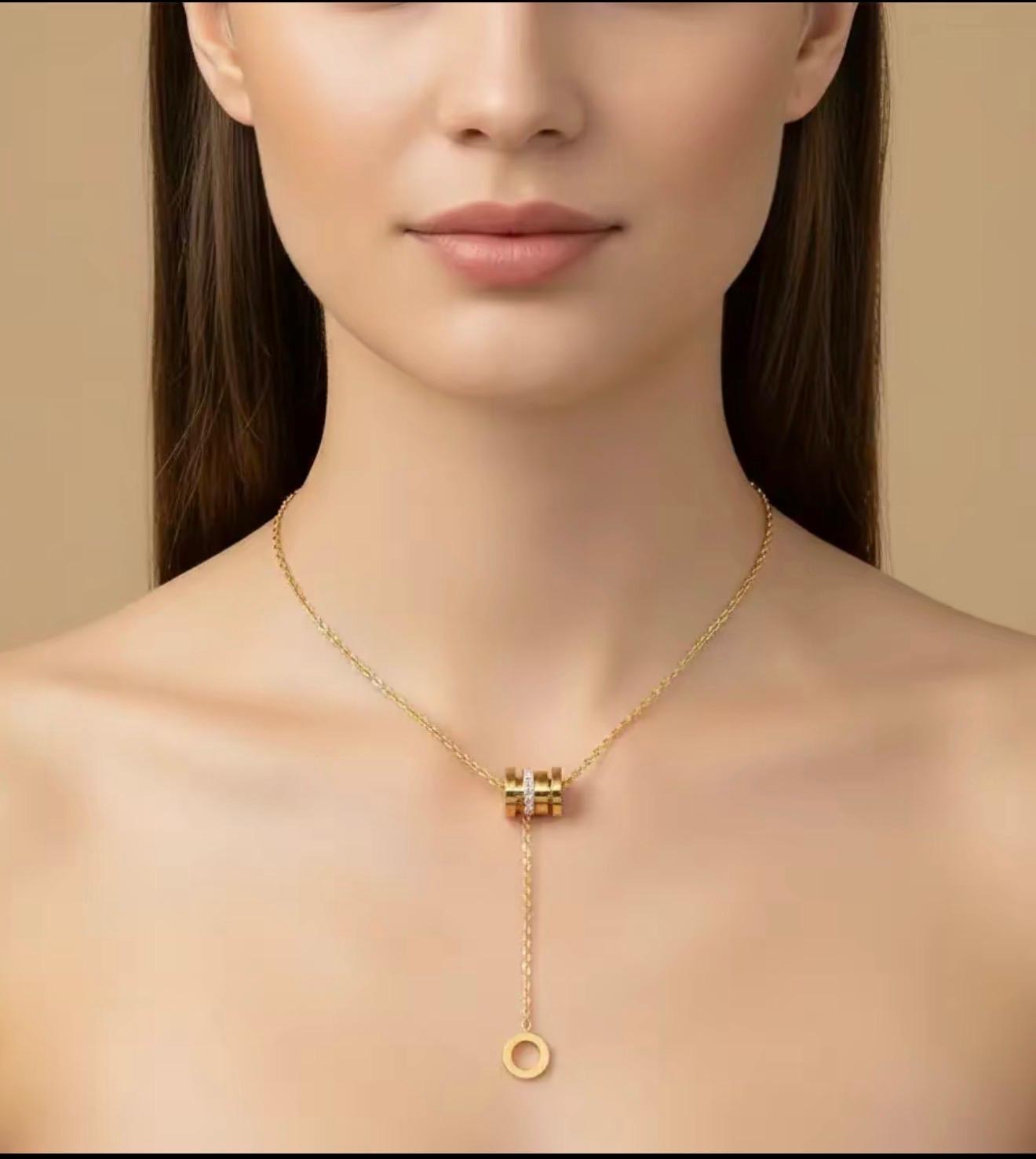 Elegant Gold Drop Necklace