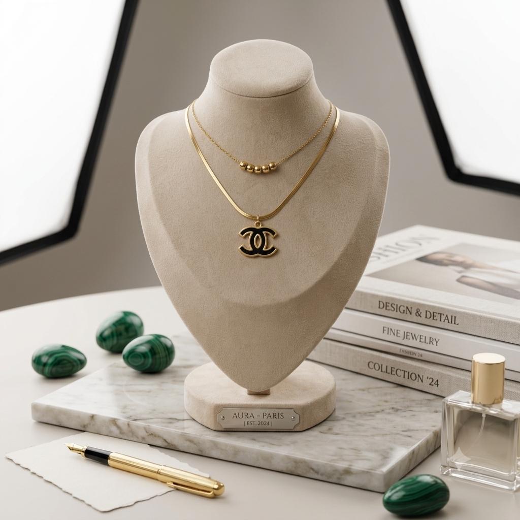 Elegant Gold Layered Necklaces
