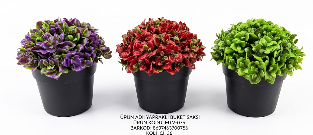 Yapraklı Buket Saksı