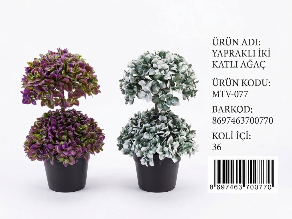 Yapraklı İki Katlı Ağaç