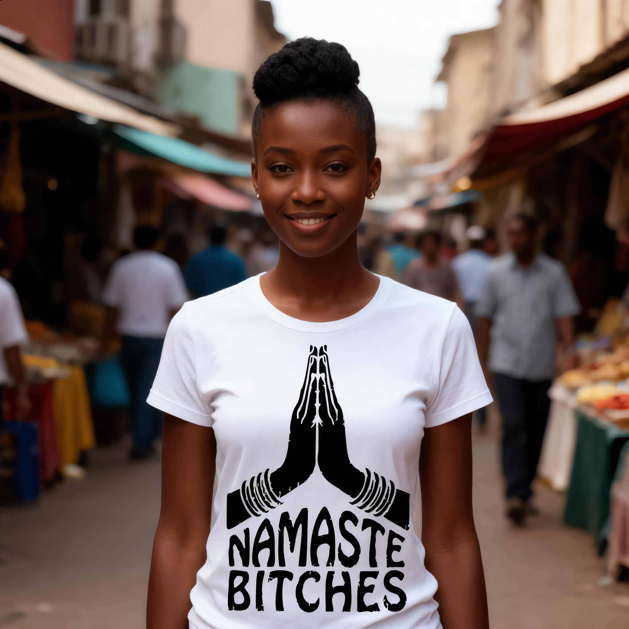 T-shirt Namaste Bitches