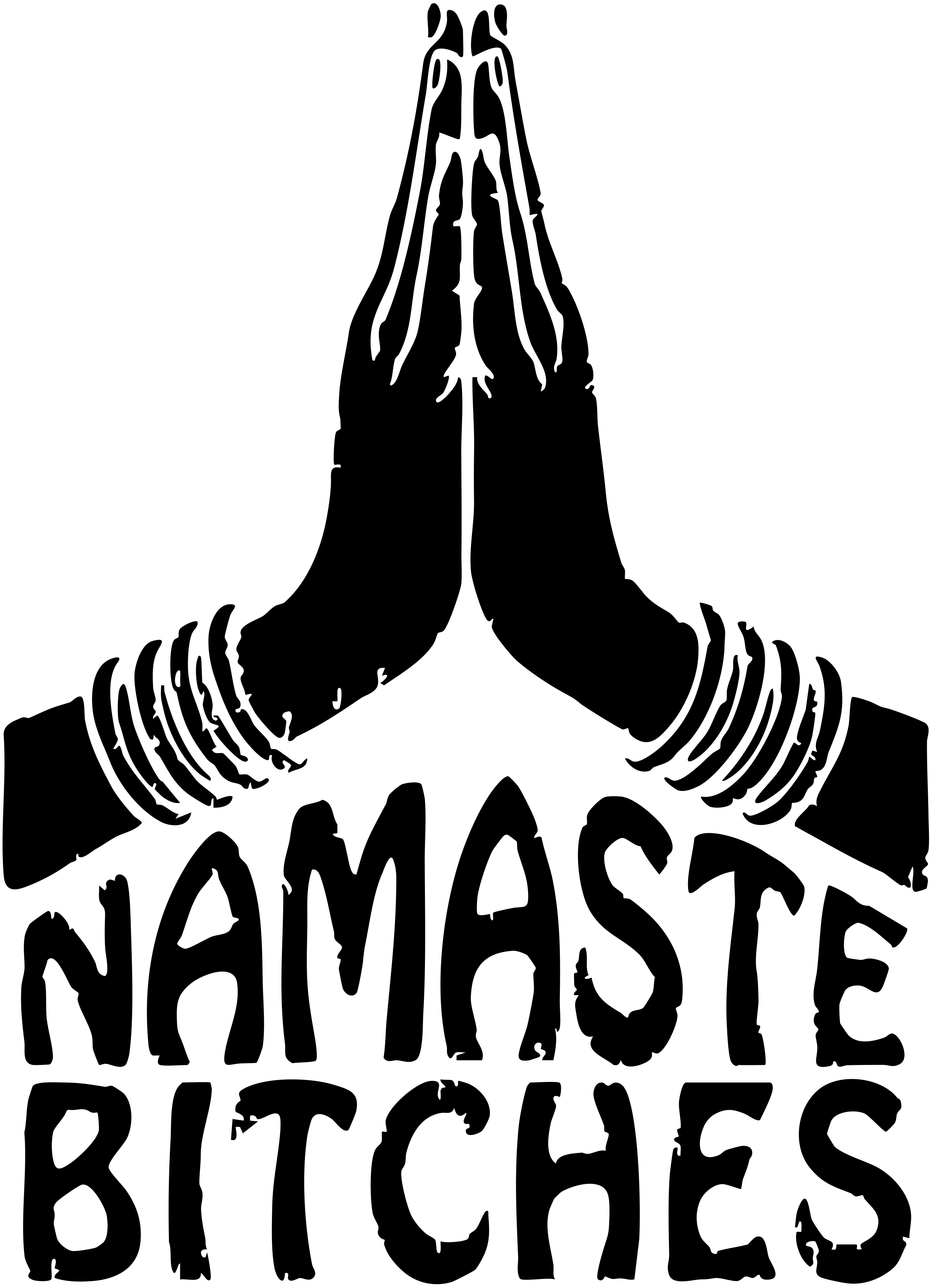 T-shirt Namaste Bitches