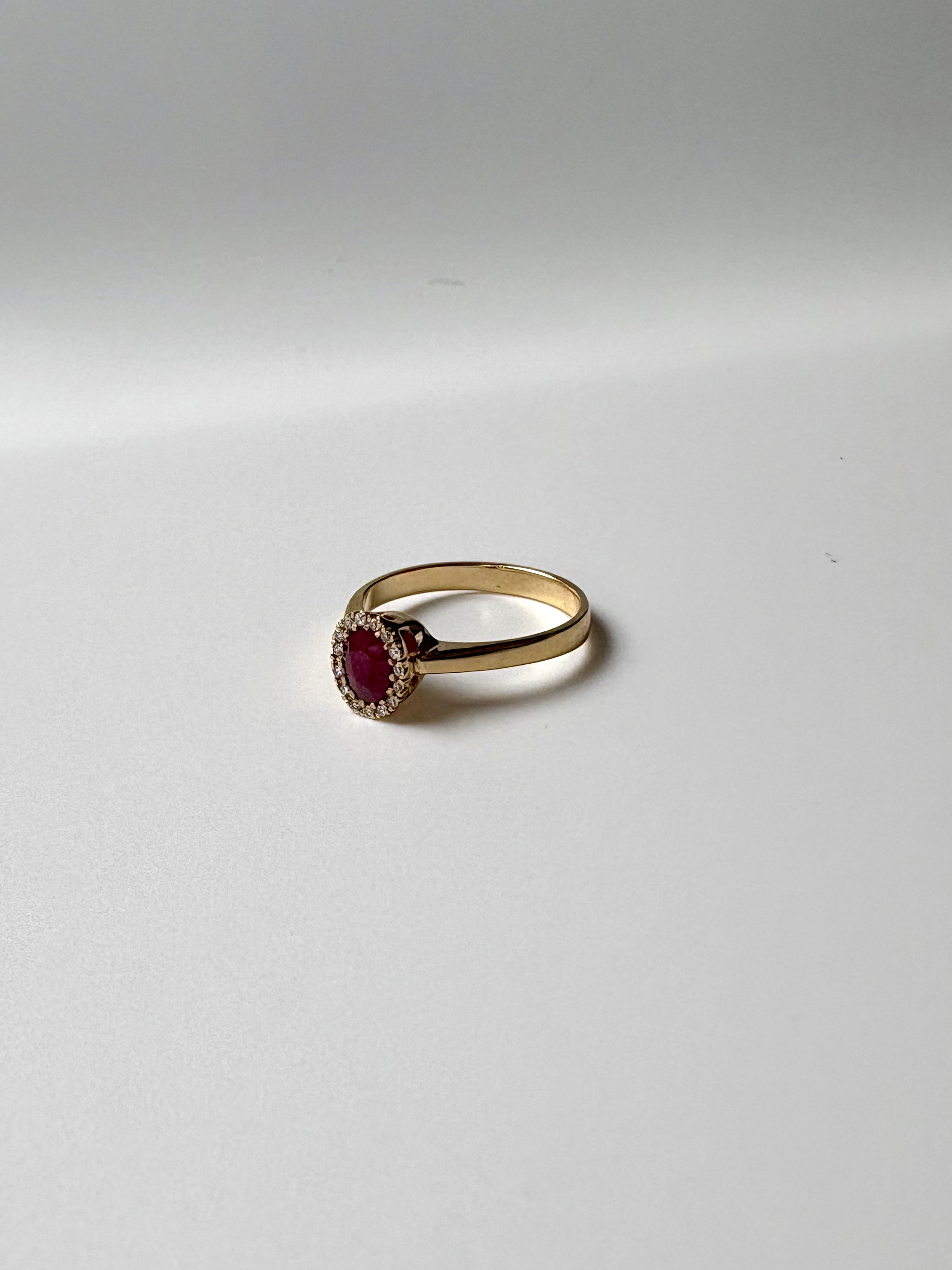 Anillo Rubí Natural