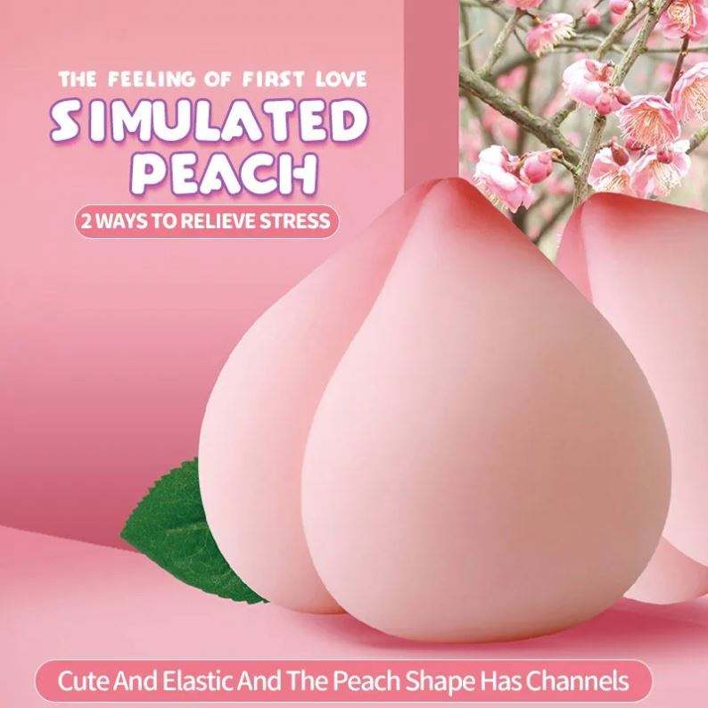 Simulated Peach Stress Ball