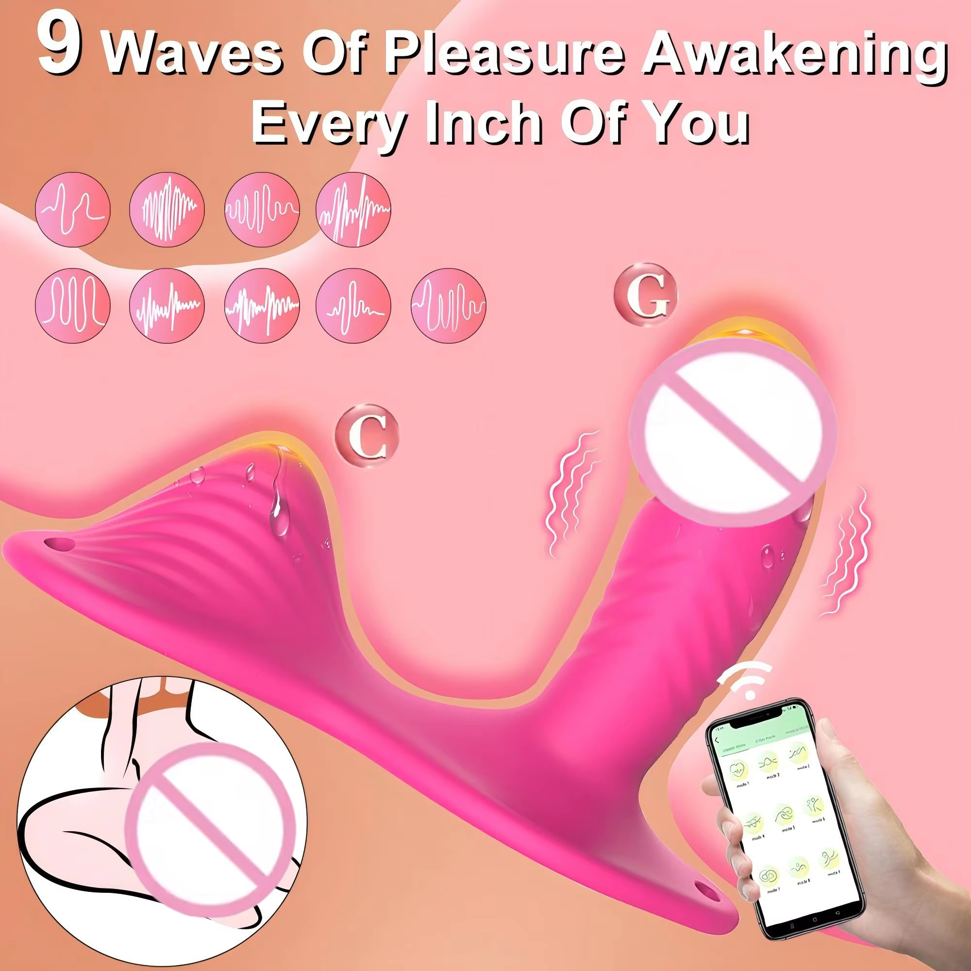Wireless Dual Stimulation Vibrator