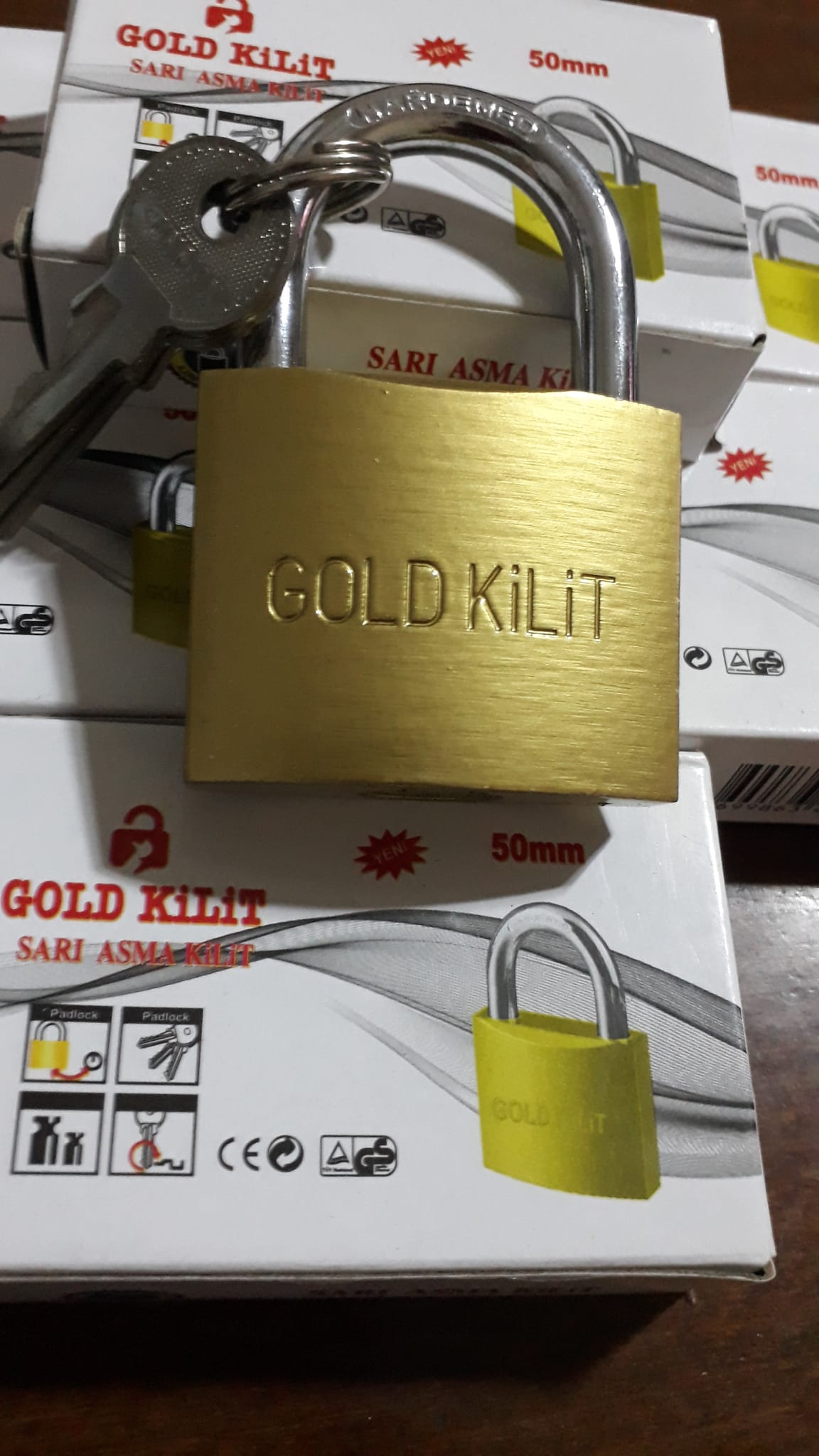 Gold Sarı Asma Kilit No:50 8699863490053