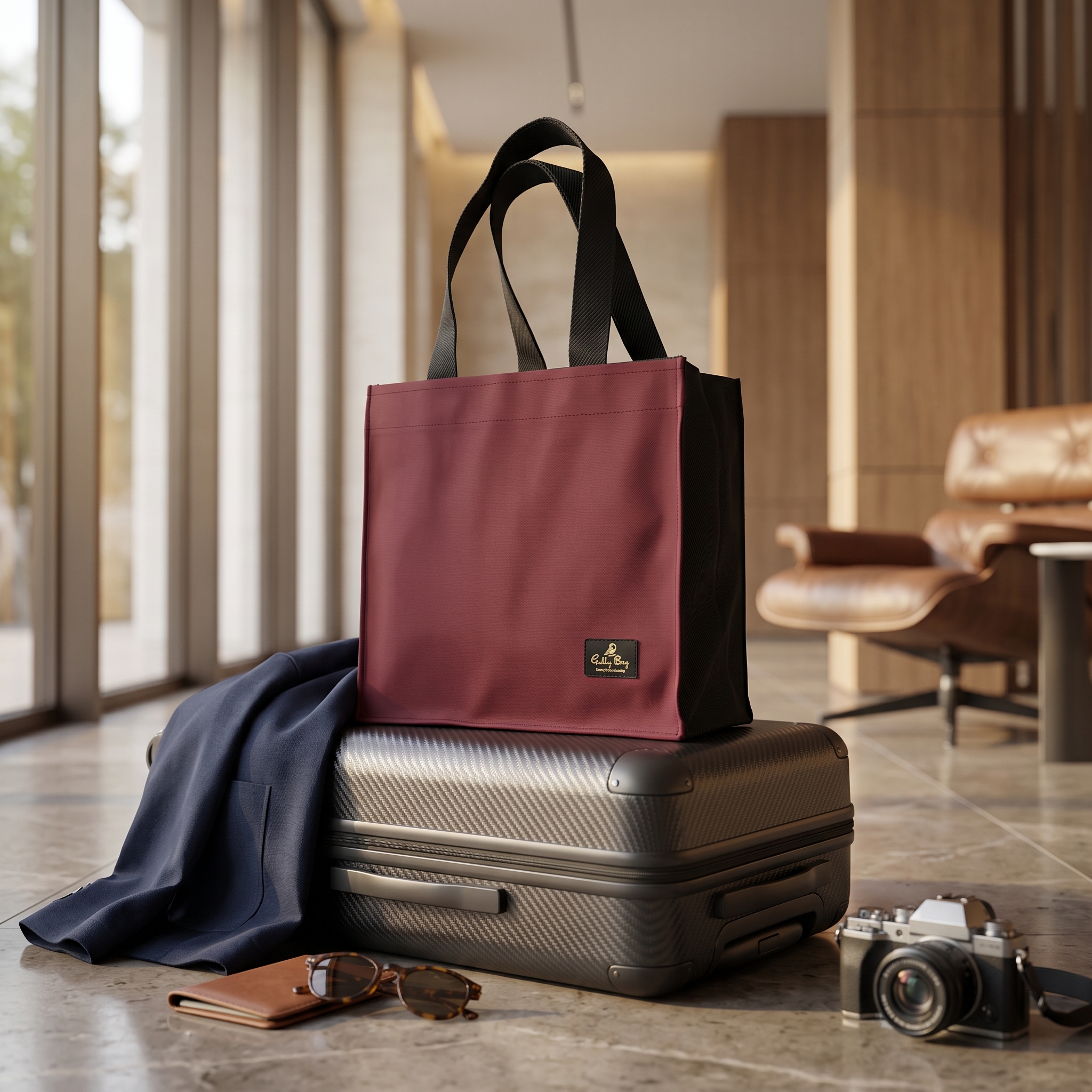 Glossy Matte Carrié F Premium Front Pocket Carry Bag