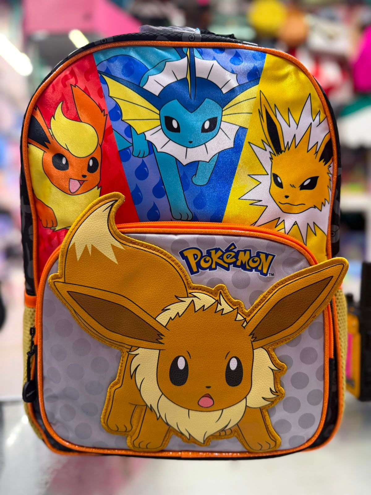 Mochila Pokémon Eevee Evoluciones