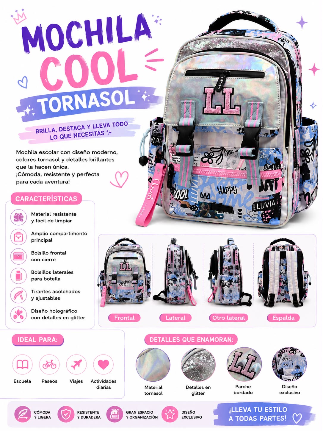 Mochila Cool Tornasol