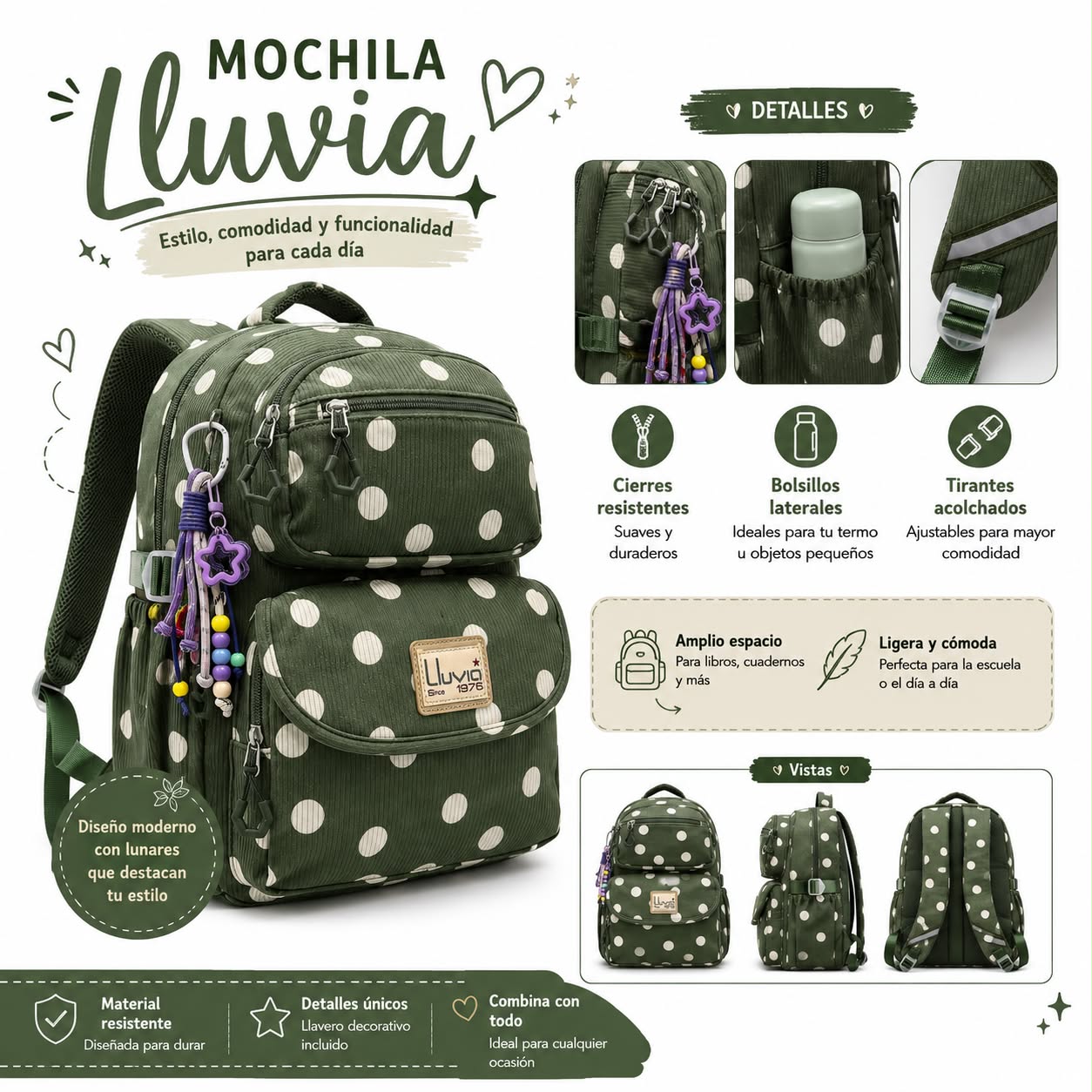 Mochila Lluvia Trios