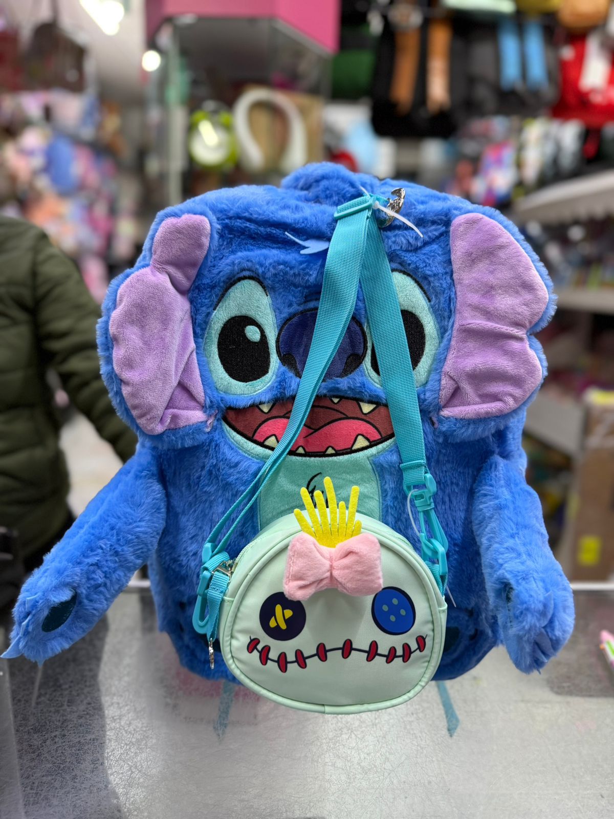 Mochila de Peluche Stitch