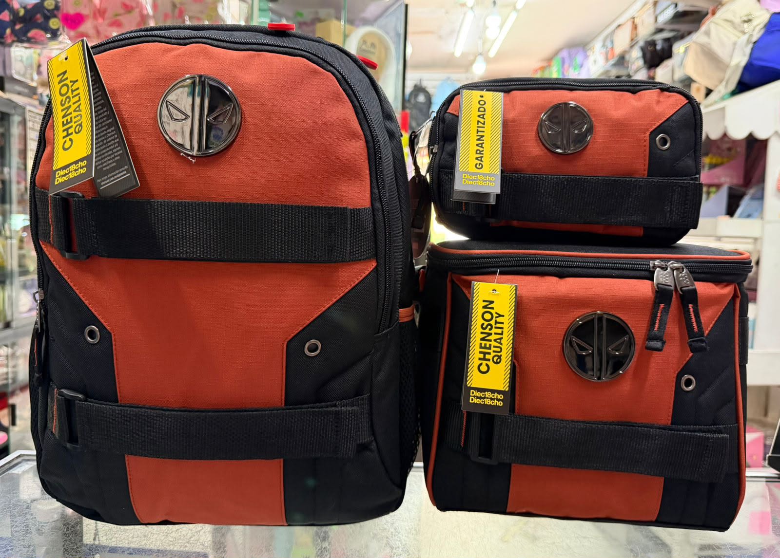 Set de Mochilas Deadpool