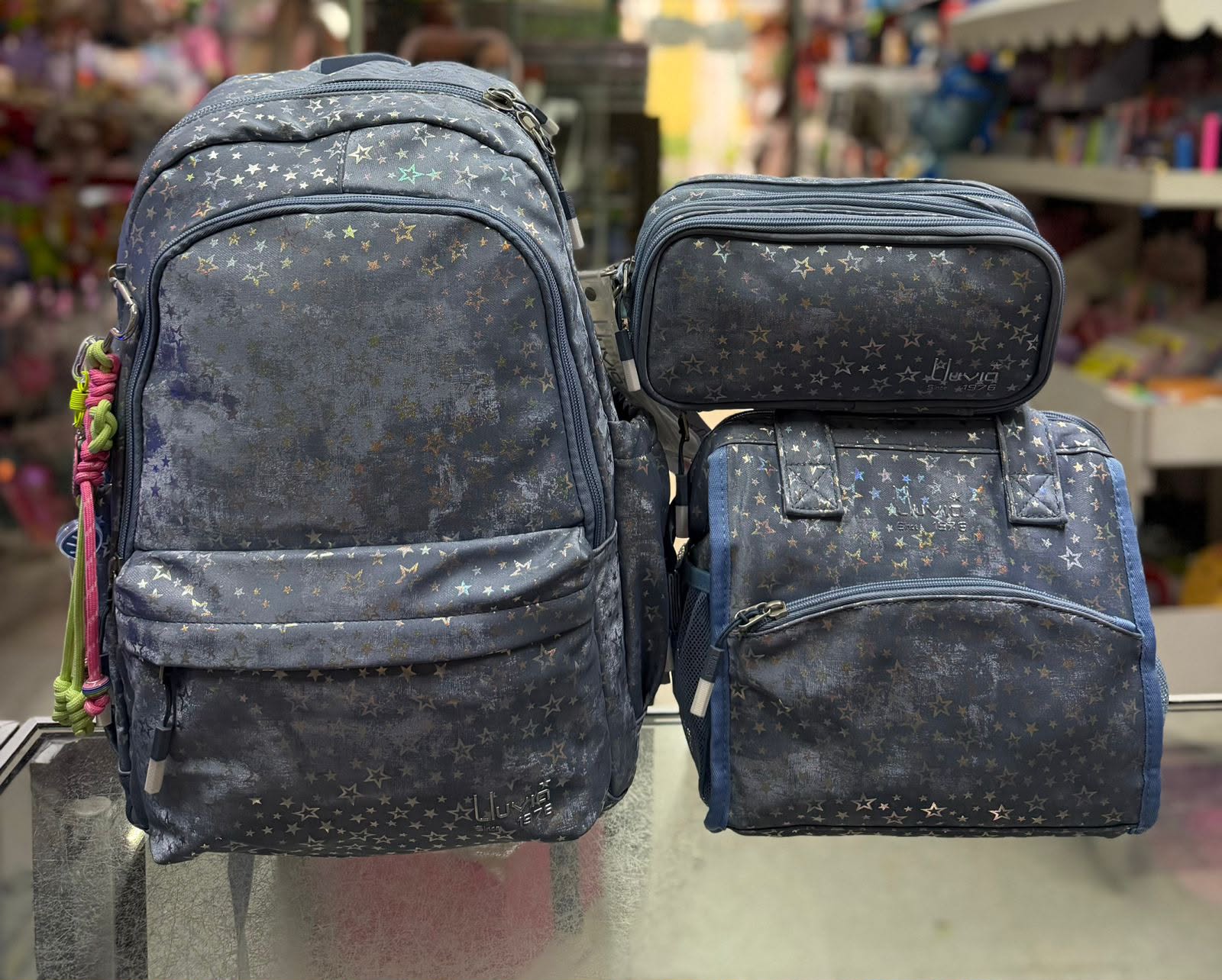 Mochila Estrellas Holográficas