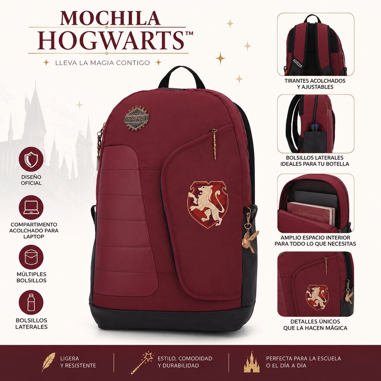 Mochila Hogwarts