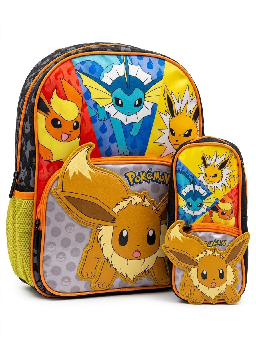 Mochila Pokémon Eevee Evoluciones