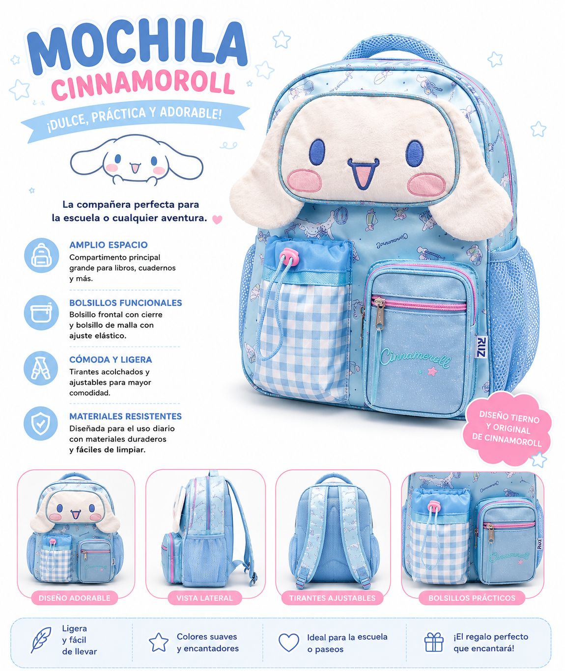 Mochila Cinnamoroll