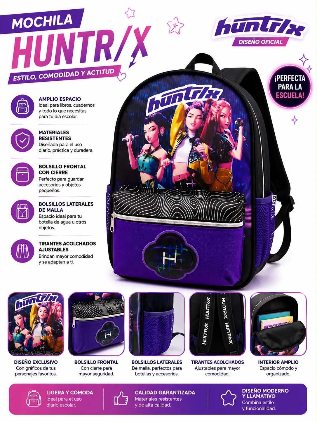 Mochila Huntrix