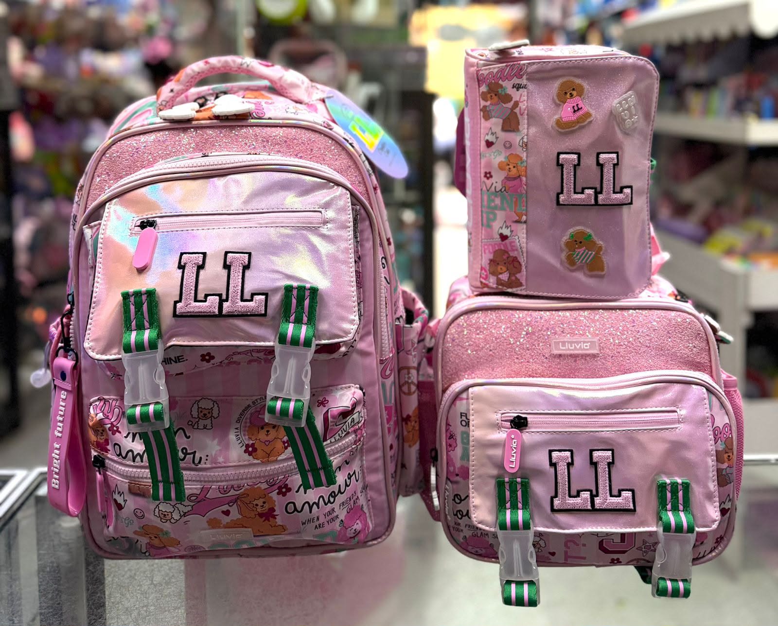 Mochila Perritos Mon Amour Lluvia