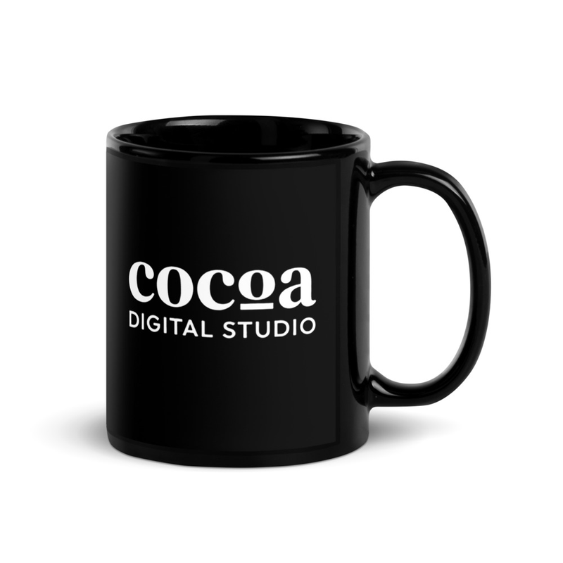 Black Glossy Mug