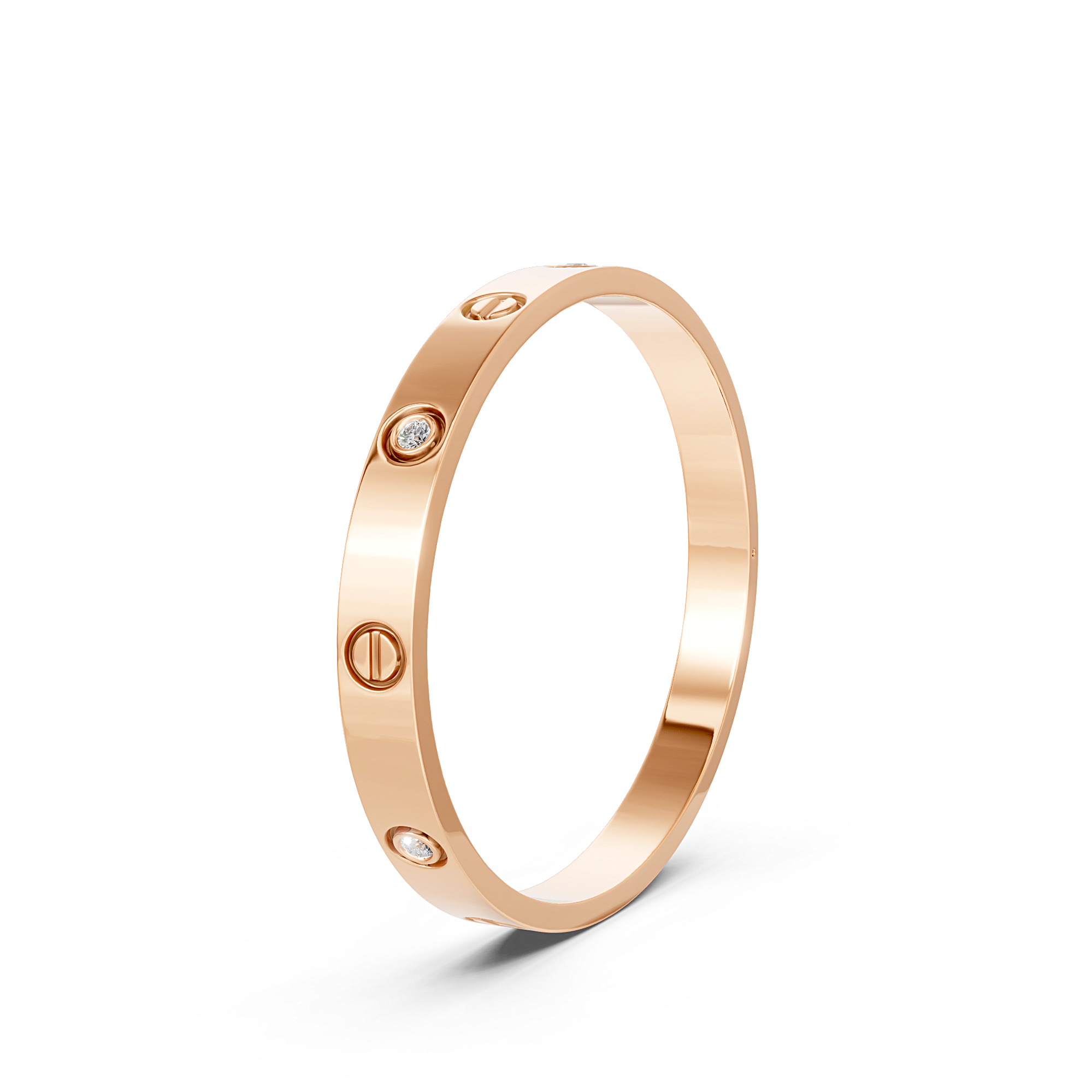 Gold Diamond-Studded Bracelet 