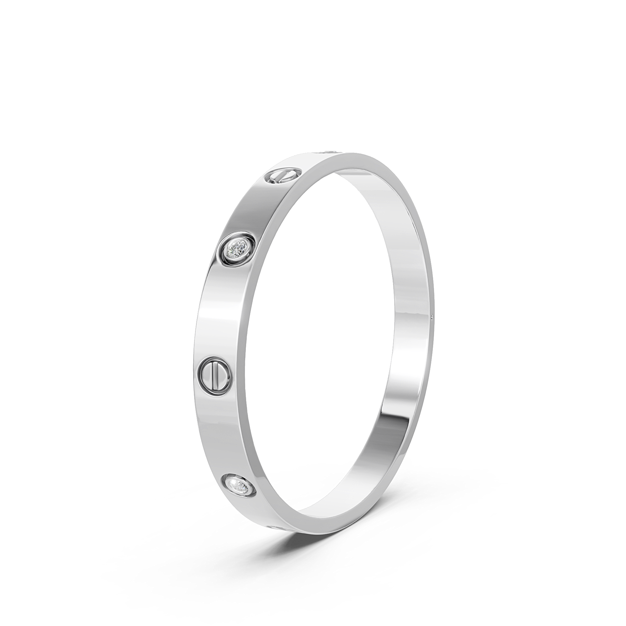 Gold Diamond-Studded Bracelet 