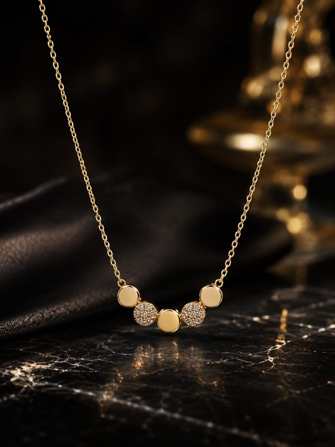 Elegant Gold Plated Necklace