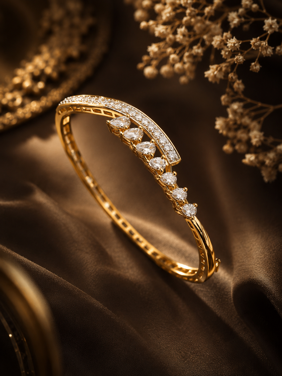 Elegant Gold Diamond KADA