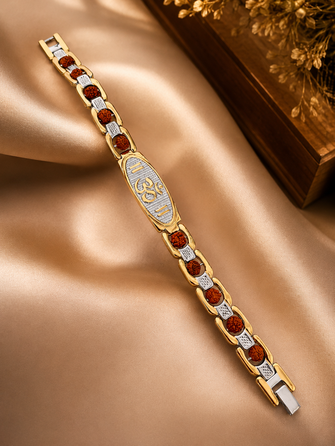 Men's Designer Gold-Plated Bracelet
