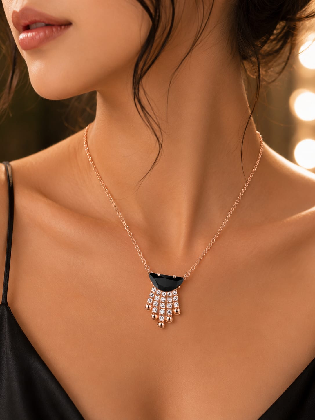 Elegant Crystal Pendant Necklace
