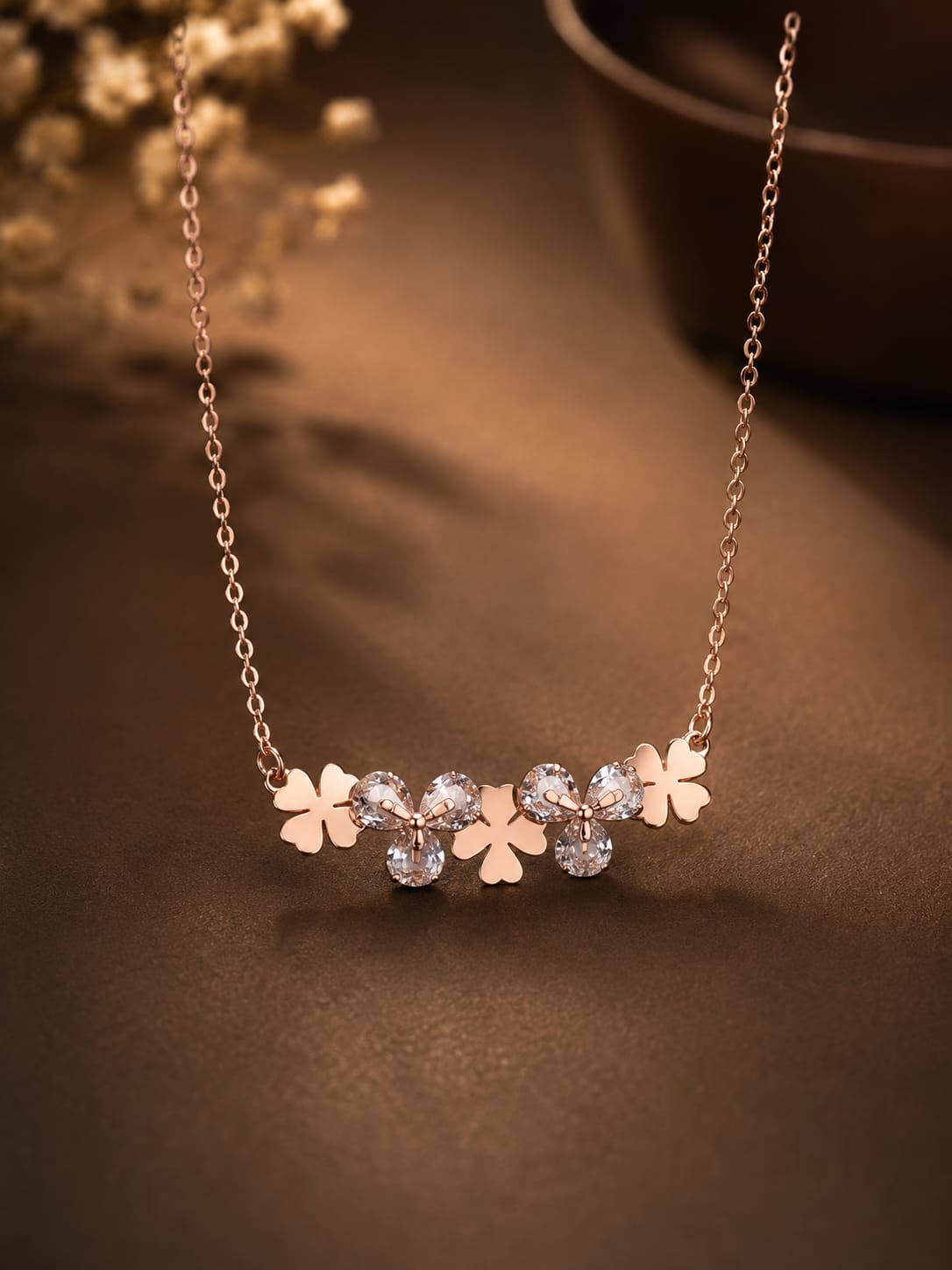 Floral Charm Necklace
