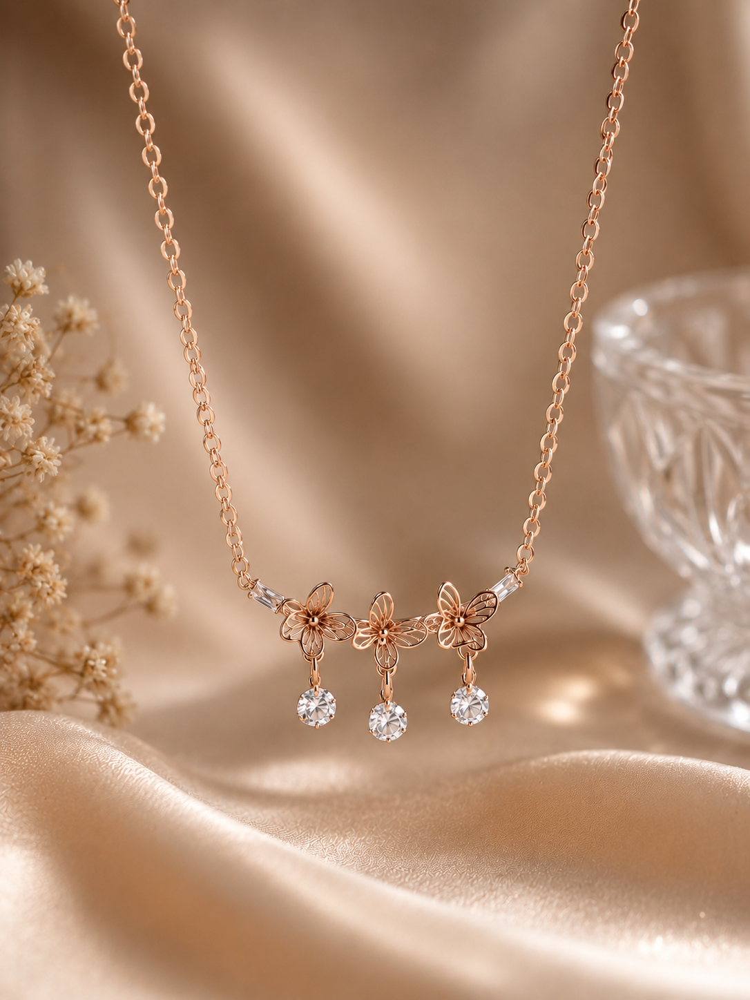 Butterfly Pendant Necklace