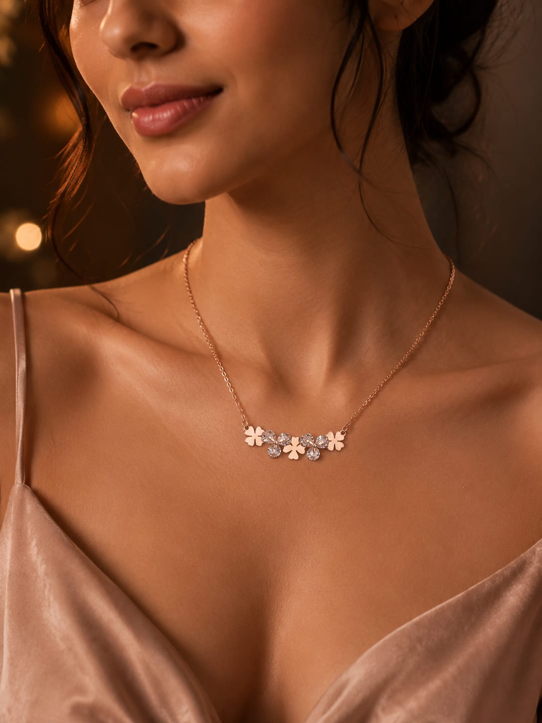 Floral Charm Necklace