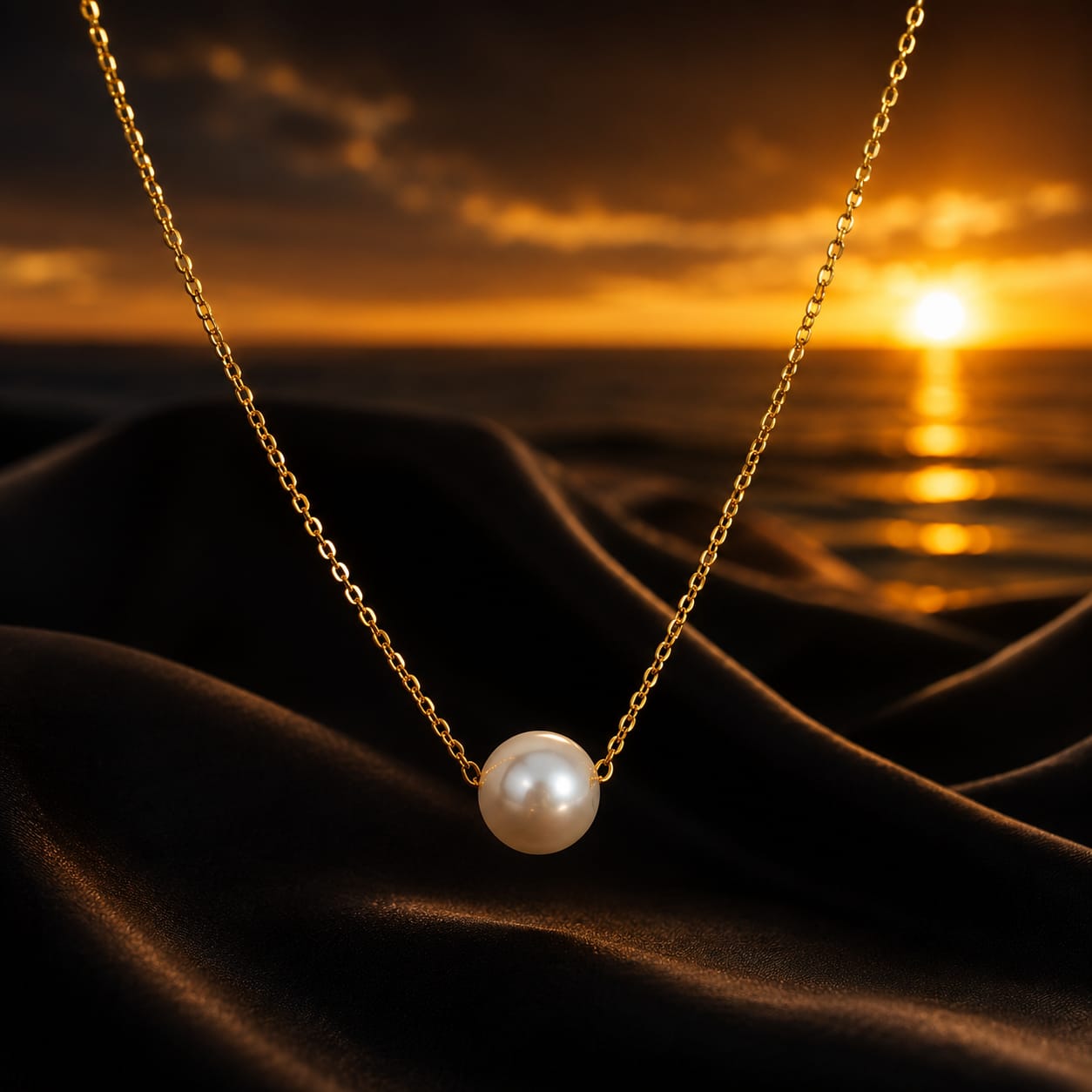 Classic Pearl Pendant Necklace