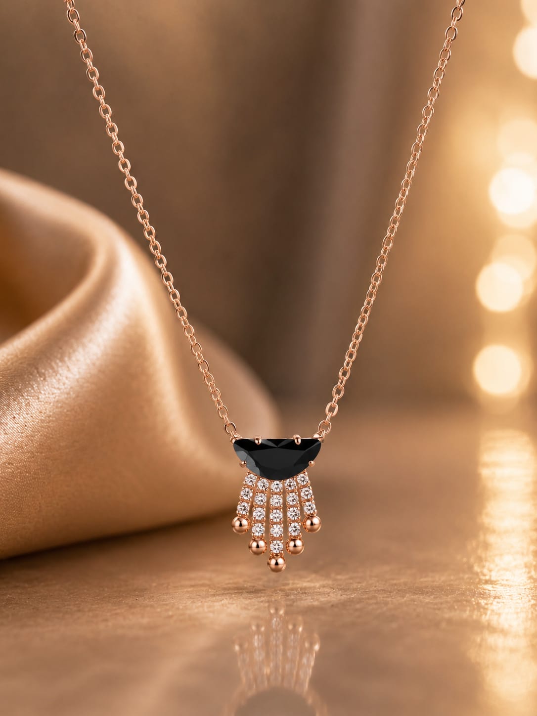 Elegant Crystal Pendant Necklace