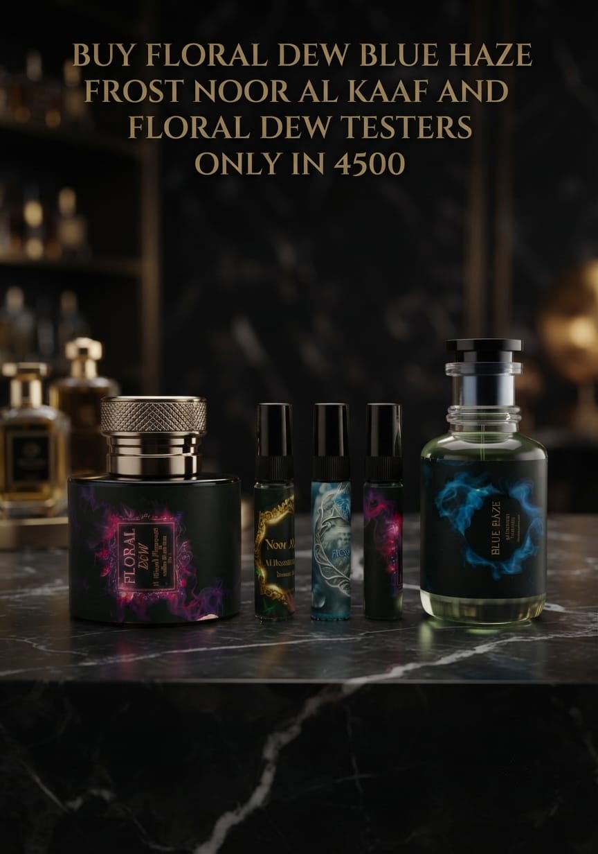 BUY FLORAL DEW & BLUE HAZE AND FROST NOOR AL KAAF AND FLORAL DEW