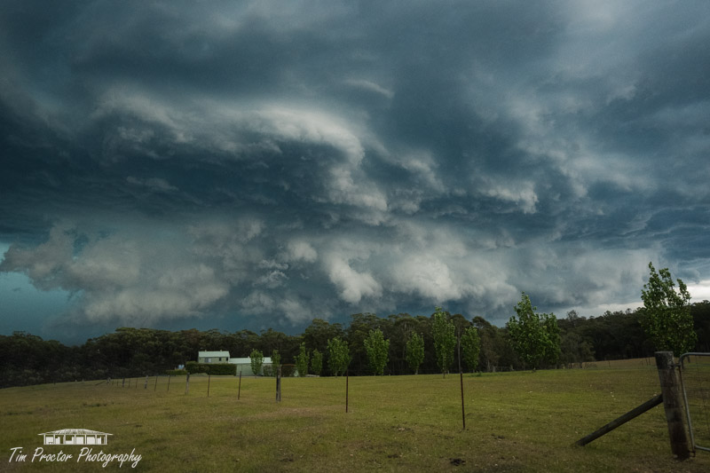 Gnarly Thunderstorm Developing