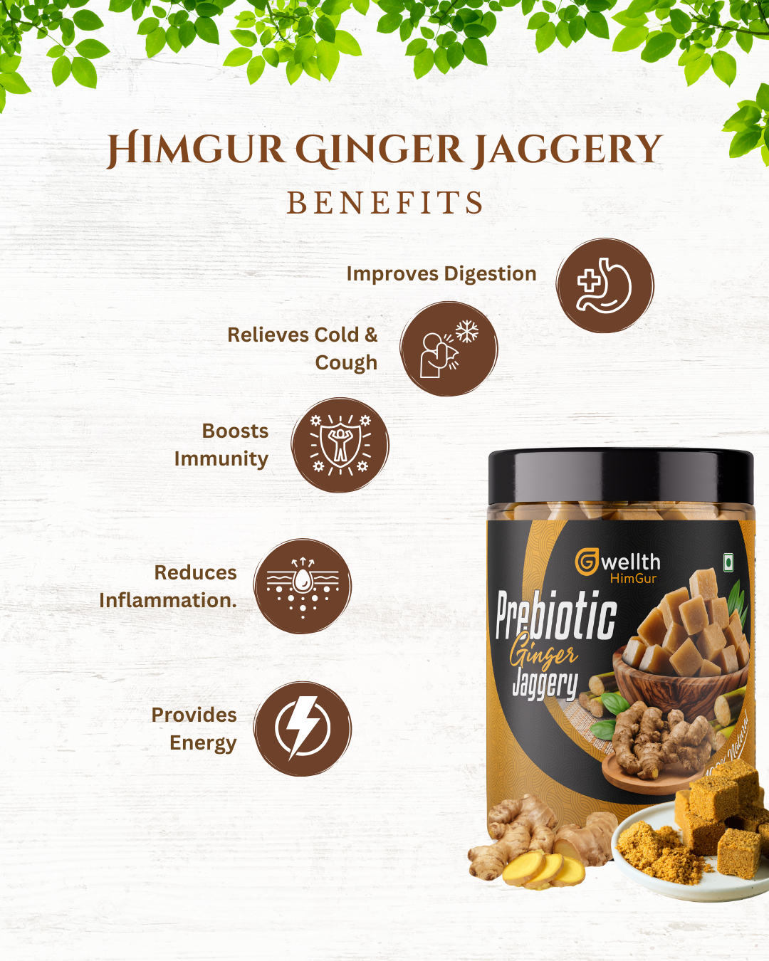 Prebiotic Ginger Jaggery